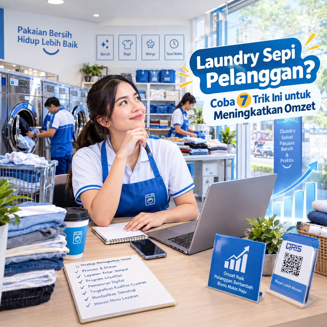 Laundry Sepi Pelanggan? Coba 7 Trik Ini untuk Meningkatkan Omzet