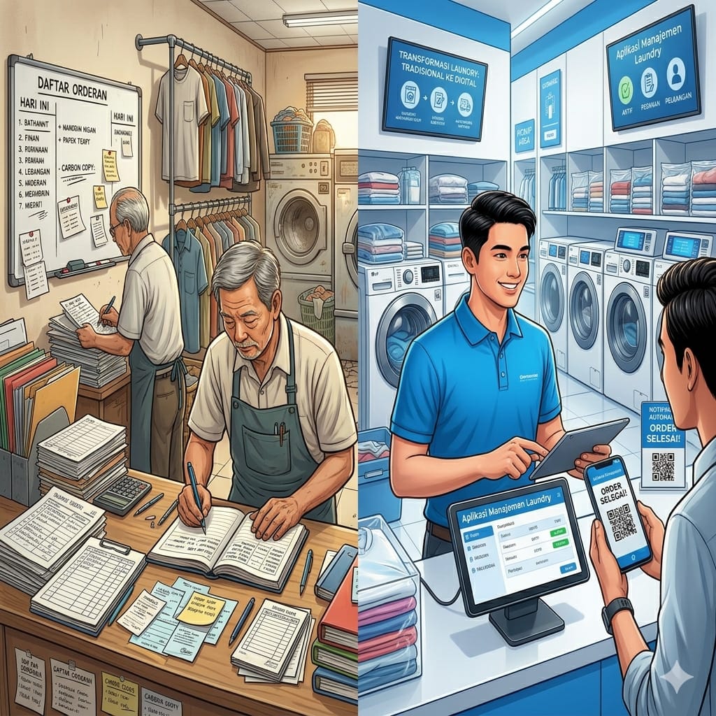Stop Pakai Cara Jadul, Waktunya Laundry Digital Makin Maju!
