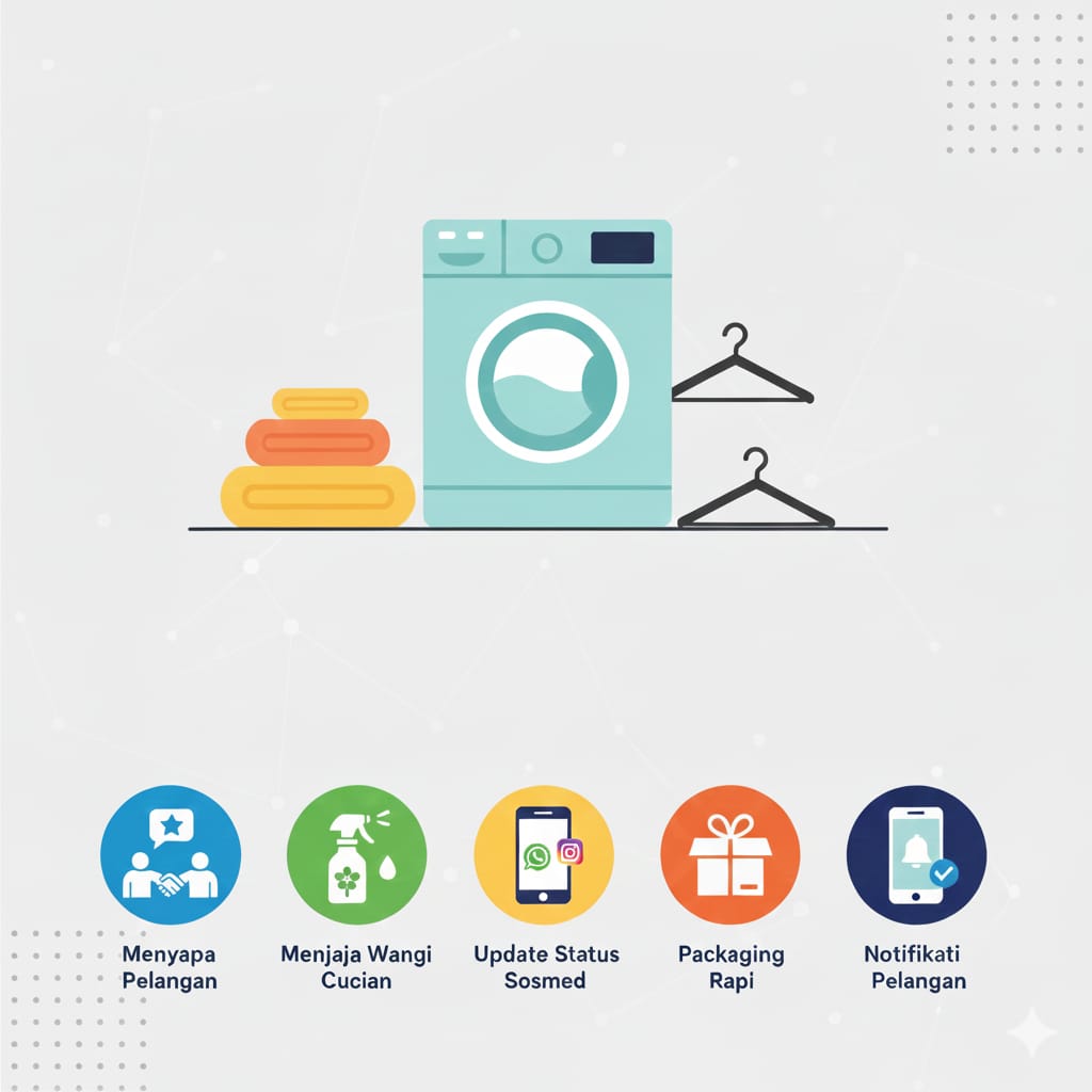 5 Kebiasaan Sepele yang Diam-Diam Bisa Bikin Omzet Laundry Naik