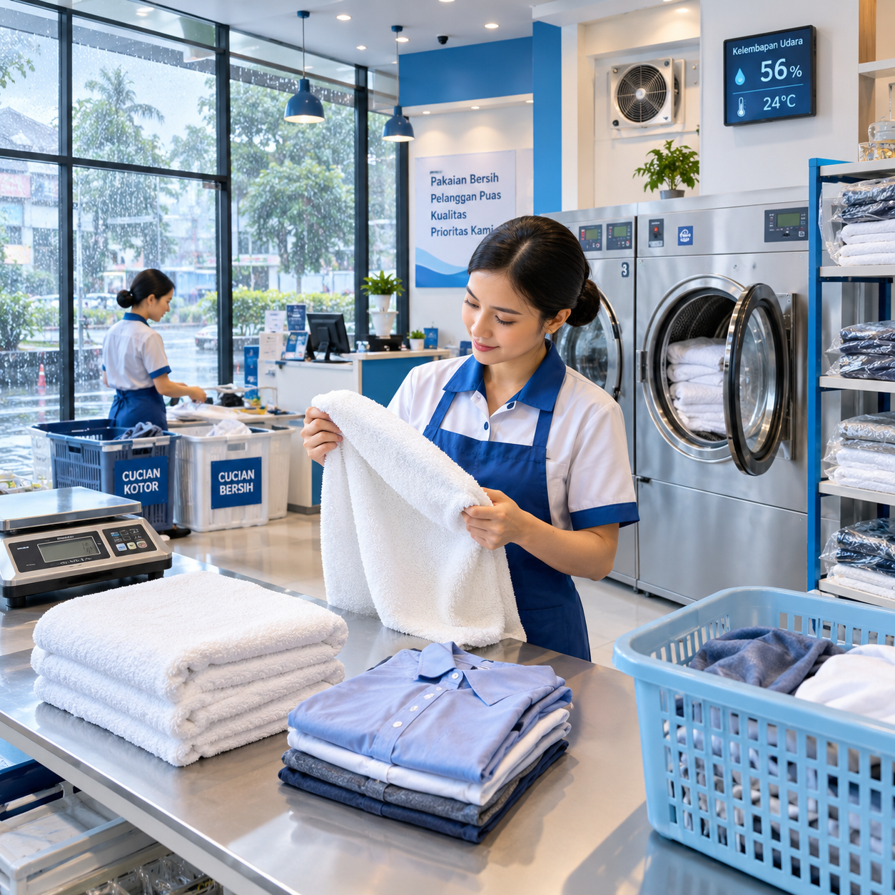 Musim Hujan Datang, Ini Cara Laundry Mencegah Pakaian Pelanggan Bau Apek
