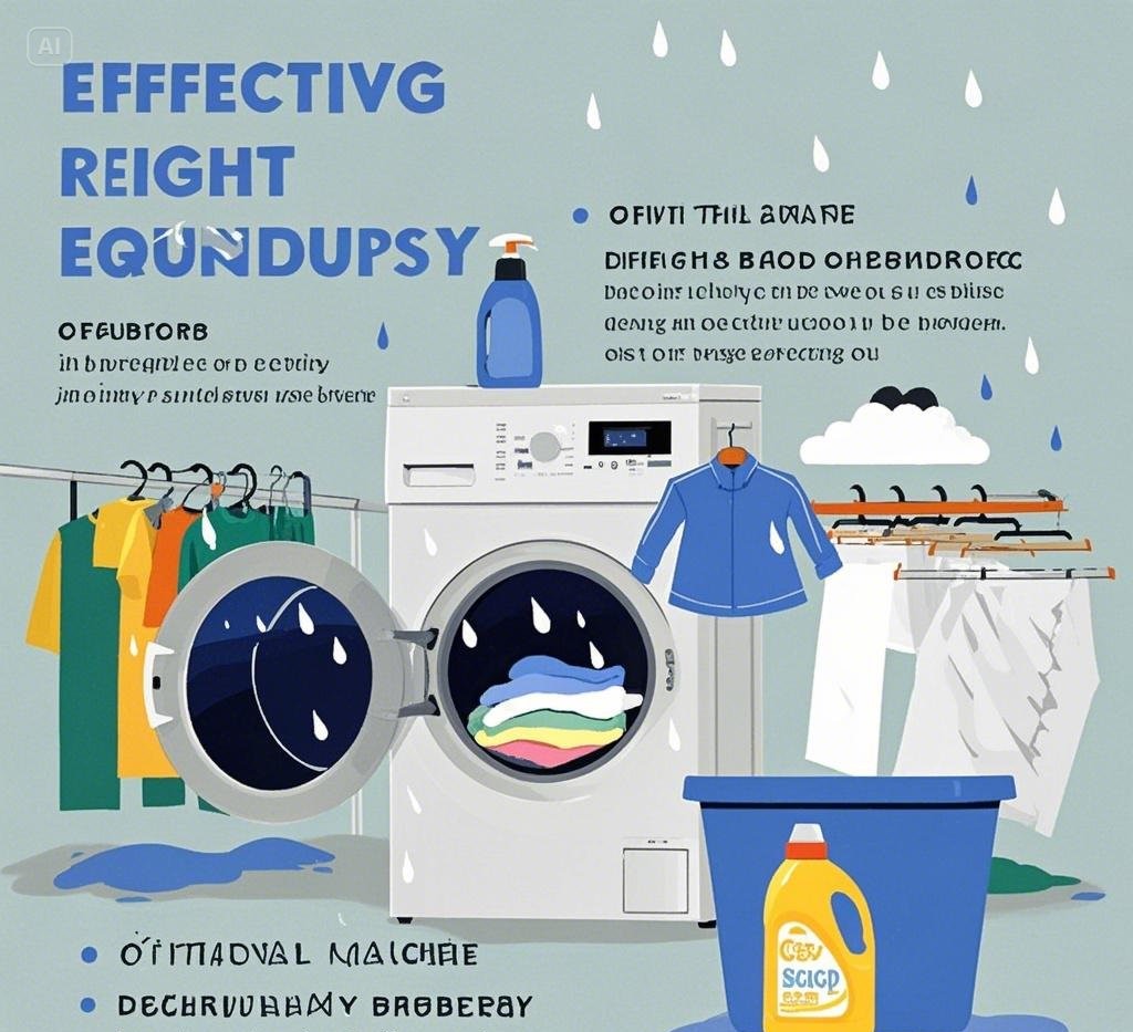 Mengoptimalkan Proses Laundry di Musim Hujan: Tips Agar Pakaian Tetap Bersih dan Cepat Kering