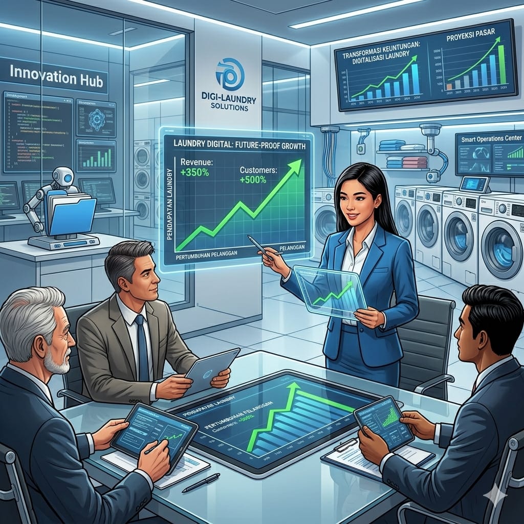 Buka Cabang? Cari Investor? Gampang Kalau Bisnis Laundry Terkendali!
