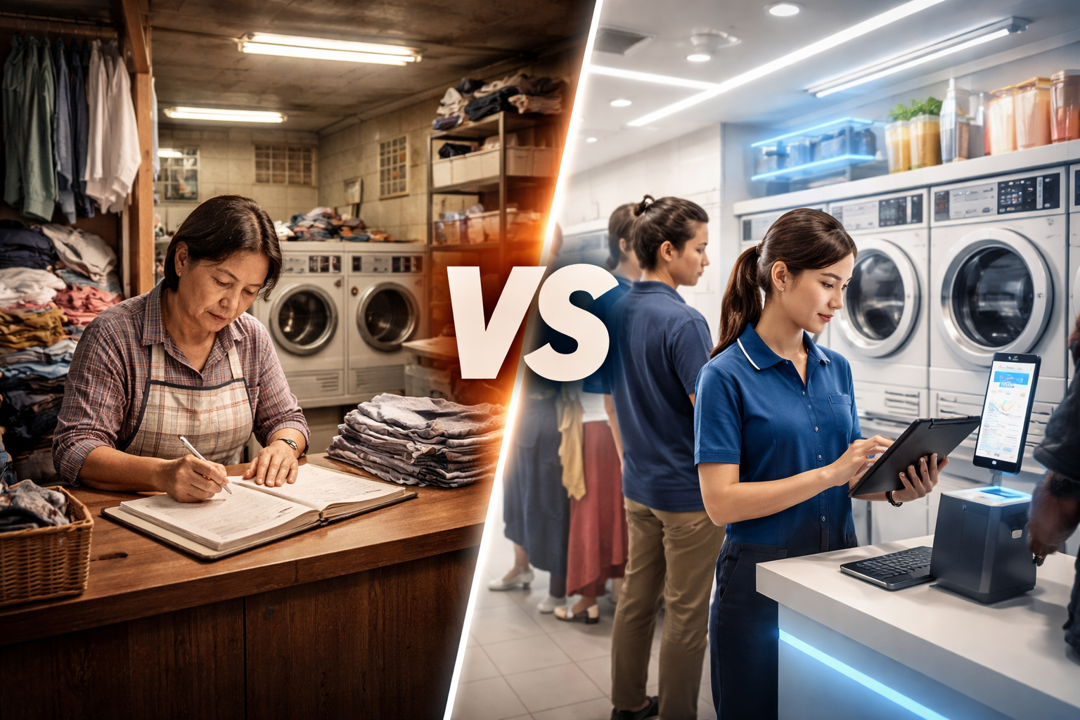 Laundry Modern vs Laundry Konvensional: Siapa Pemenang di Tengah Persaingan Bisnis 2026?