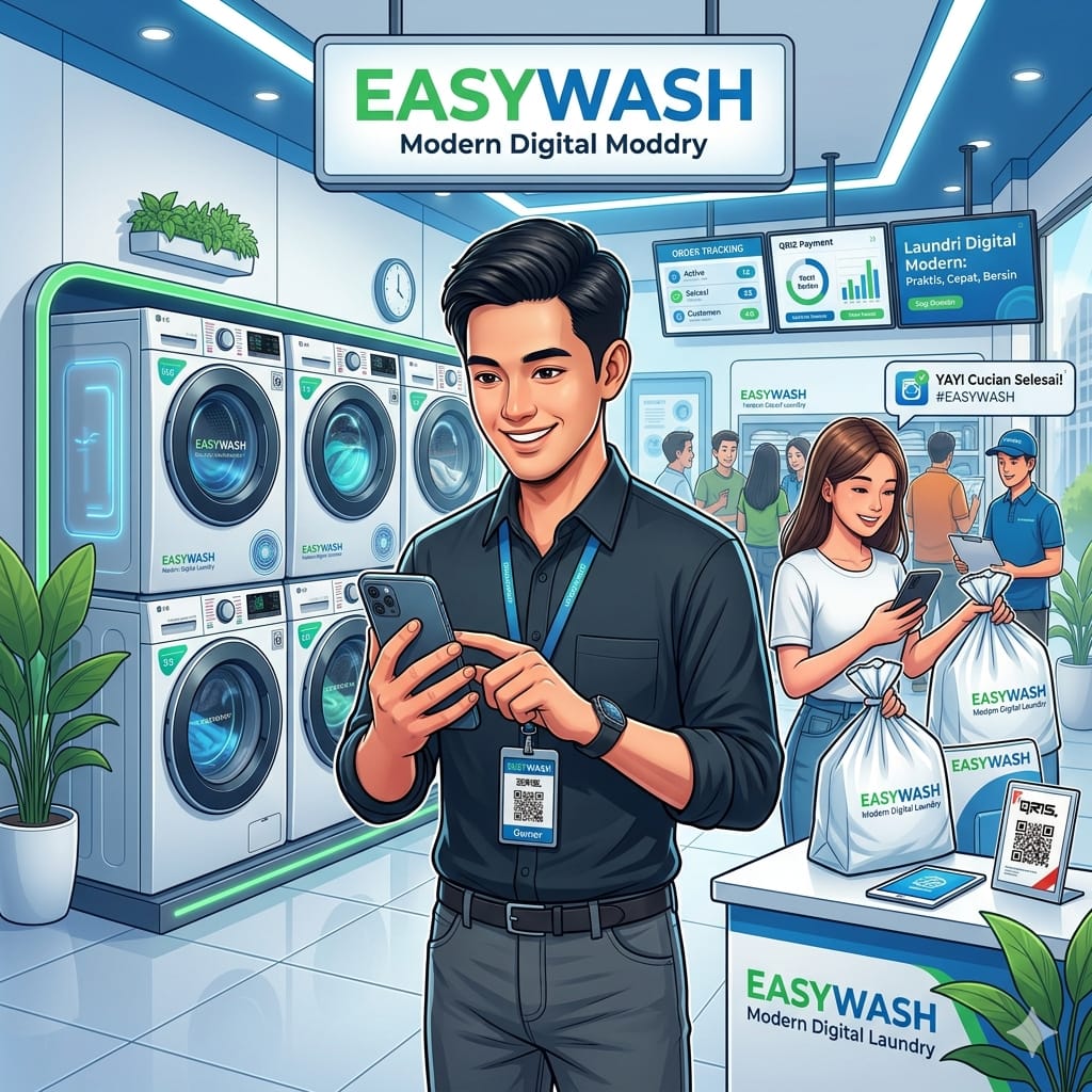 Jadi Perintis Laundry Digital? Gampang Banget Mulainya!