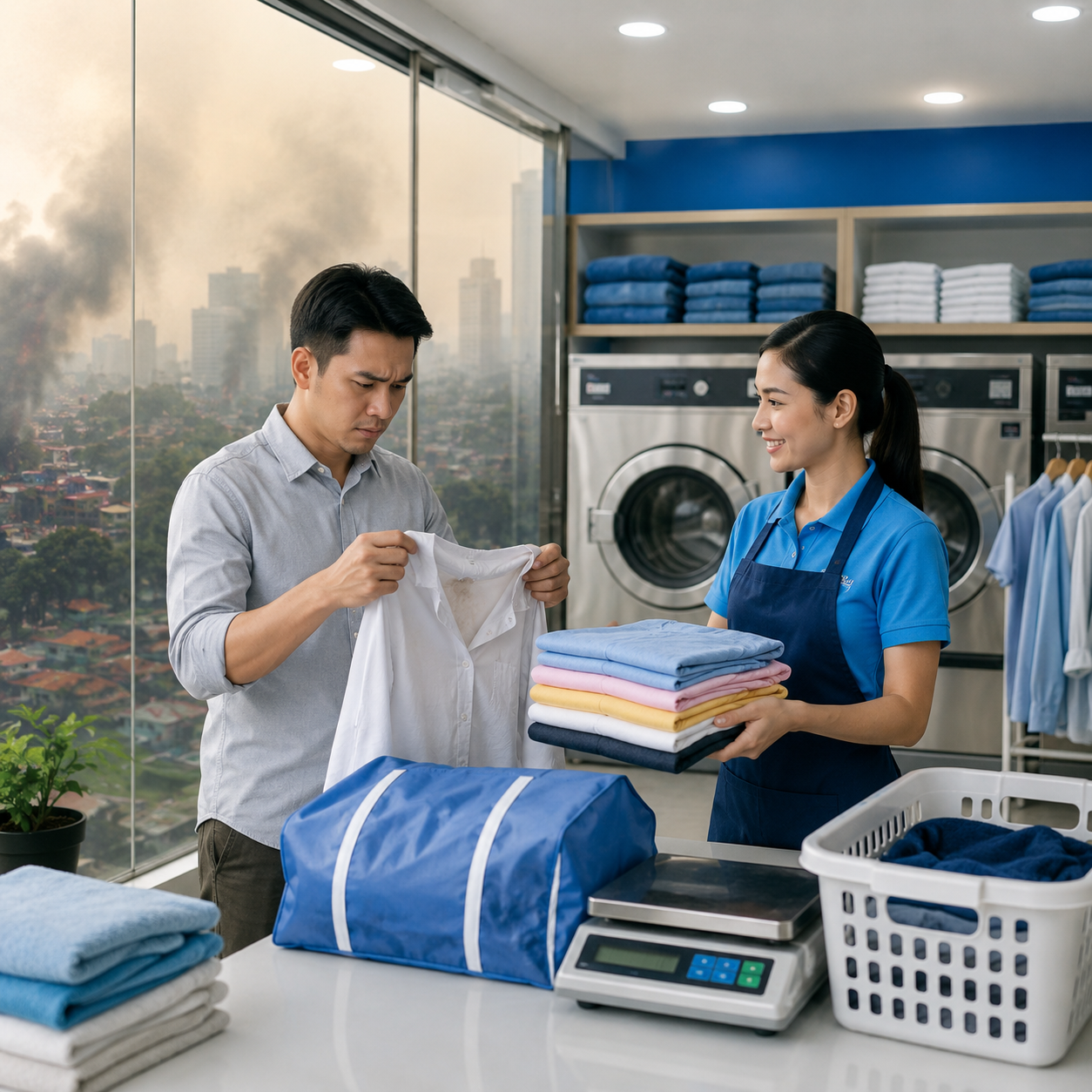 Karhutla dan Usaha Laundry: Ketika Asap dan Abu Membuat Pakaian Lebih Cepat Kotor