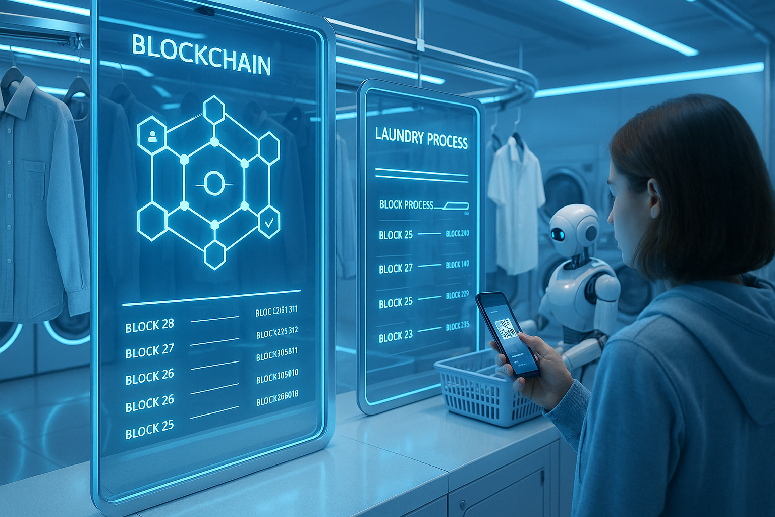 Laundry Berbasis Blockchain: Inovasi Masa Depan dalam Bisnis Cuci Pakaian