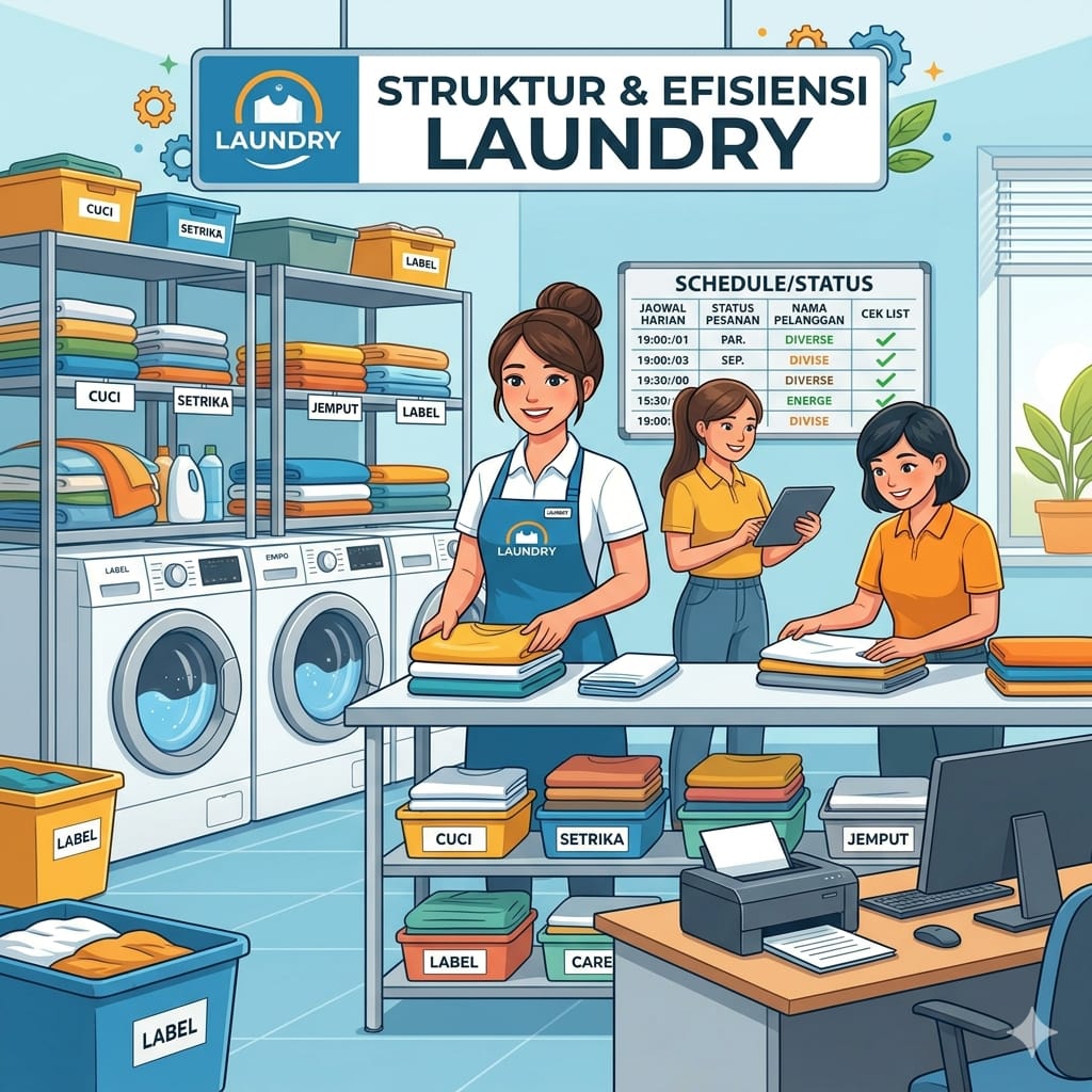 Masalah Laundry Numpuk? Saatnya Punya Kendali Penuh! Untuk Bisnis Laundry