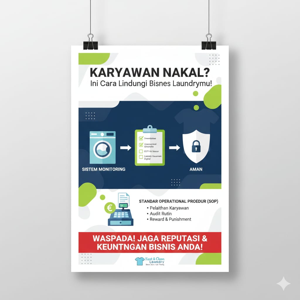 Karyawan Nakal? Ini Cara Lindungi Bisnis Laundrymu!