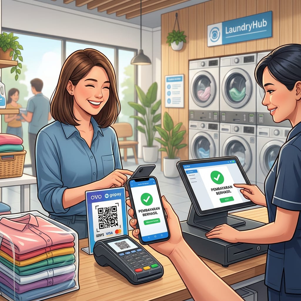 Bayar Laundry Tanpa Drama! Solusi Pembayaran Praktis & Aman untuk Pelanggan dan Pemilik Laundry
